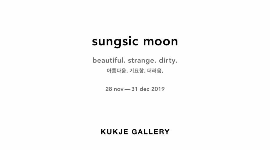 Sungsic Moon: Beautiful. Strange. Dirty.
